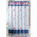 Colorful Shower Curtain, Made of PVC/Polyester, Comes in Various Sizes